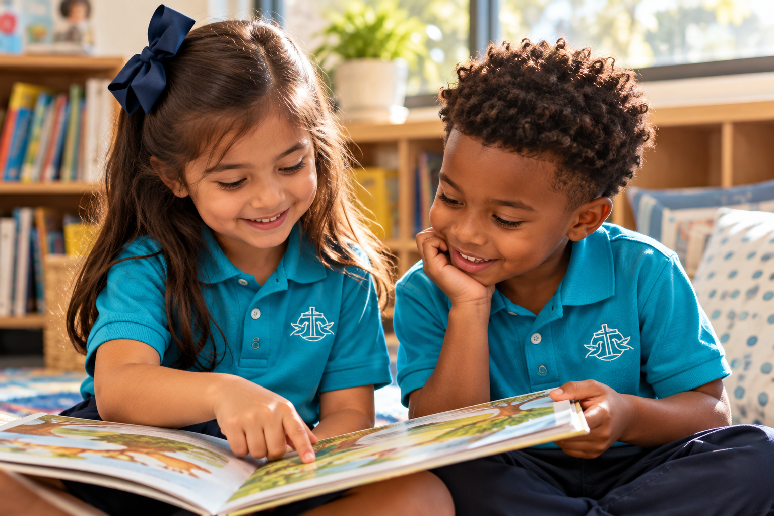 Grade 1 — representative students learning in COCA uniforms