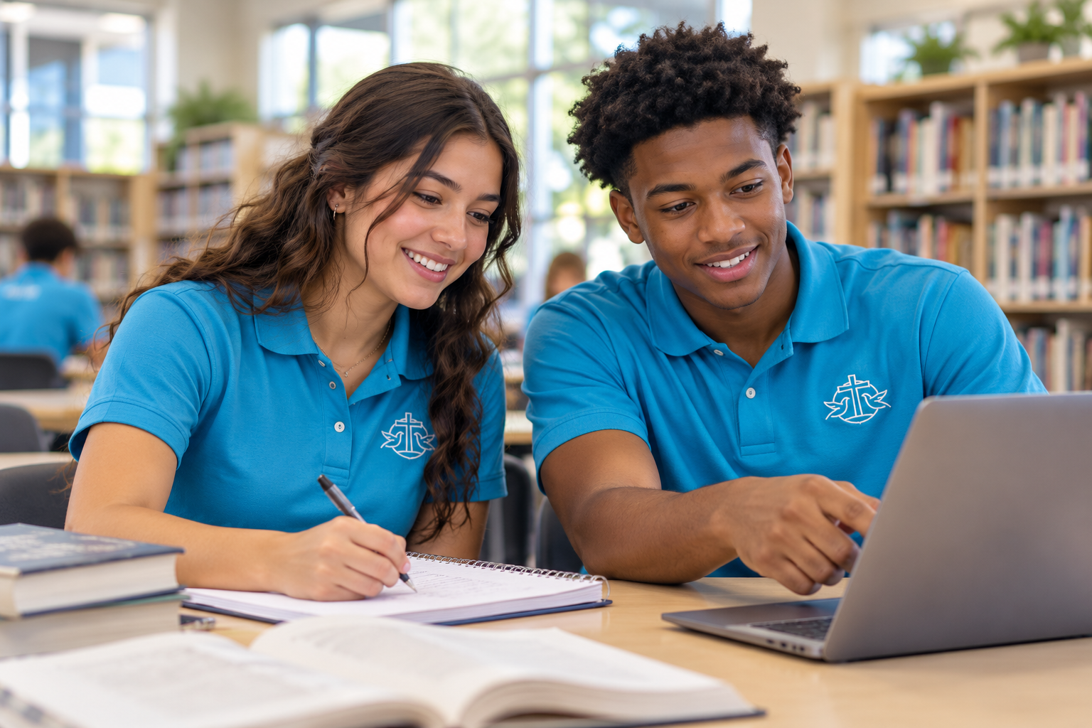 Grade 12 — representative students learning in COCA uniforms