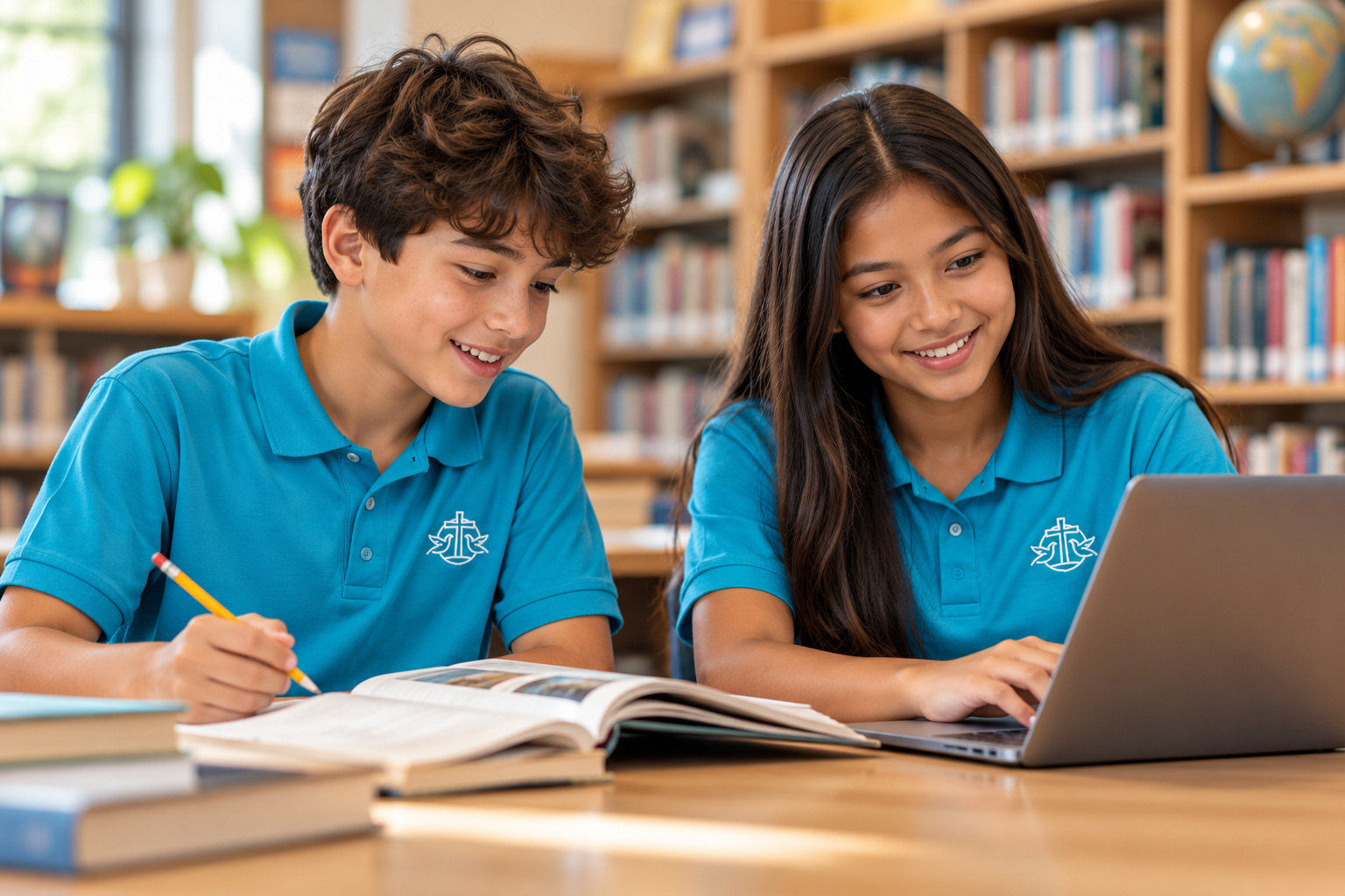 Grade 6 — representative students learning in COCA uniforms